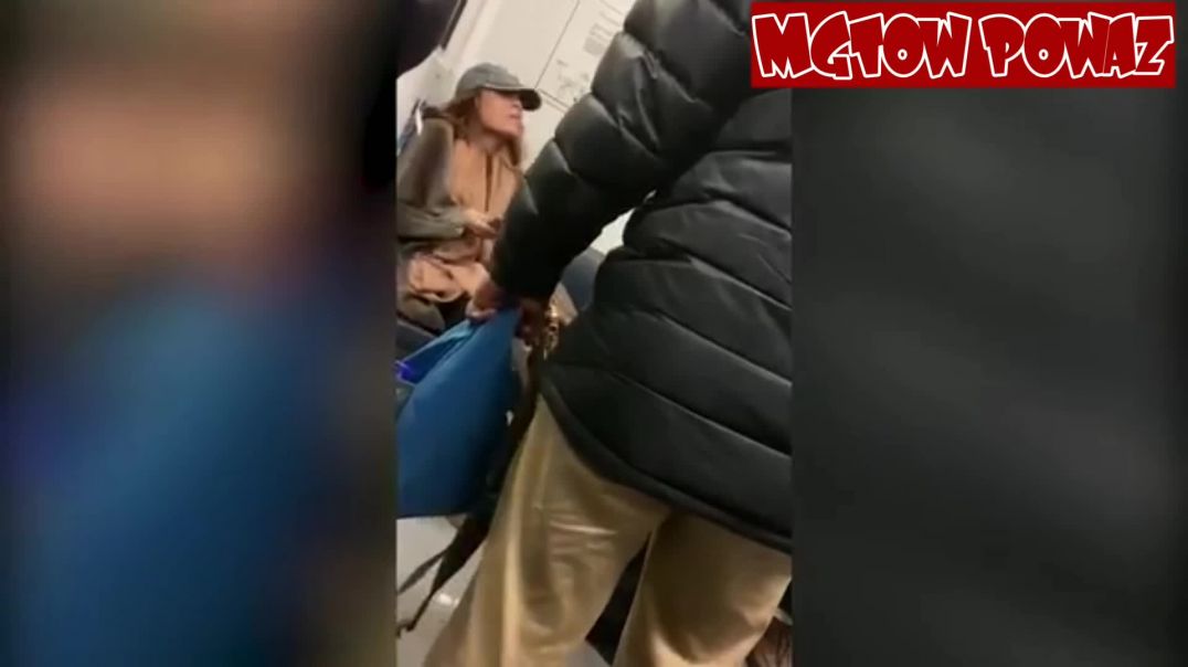 FEMSPREAD LADY REFUSES TO MOVE BAG FROM SEAT PT 2