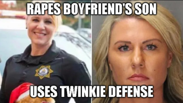 Rapes Boyfriend's Son, Uses Twinkie Defense