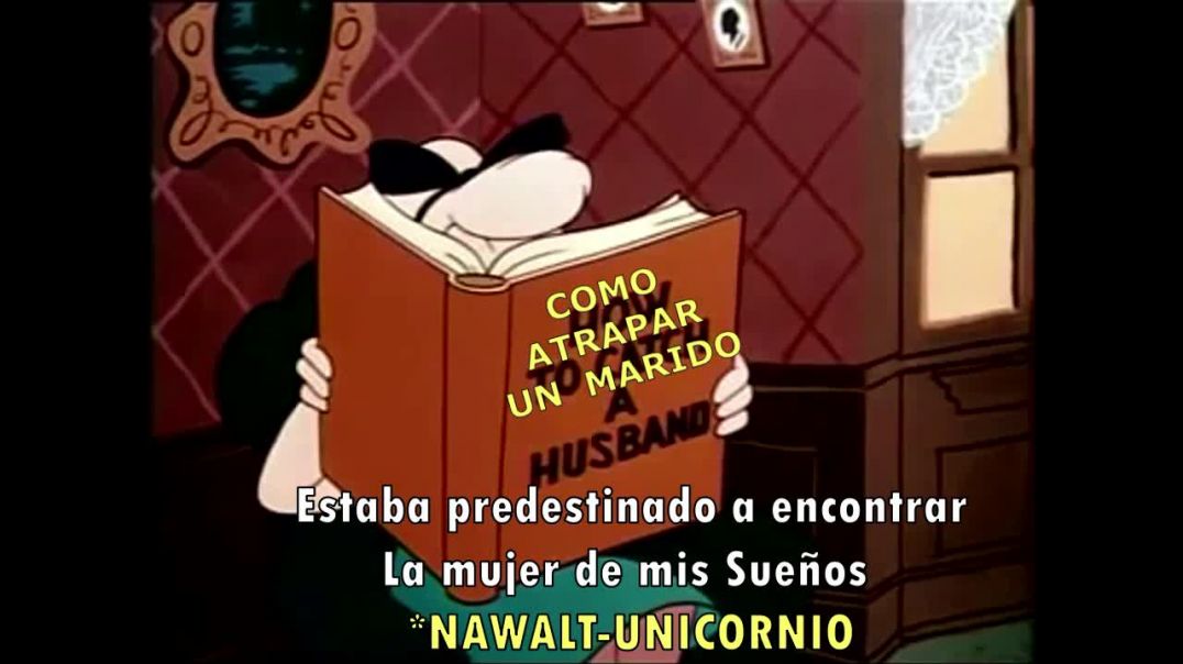 El Diario Del Pato Donald - 1954 -SUBS- LA FAMOSA CHICA DEL VESTIDO ROJO.