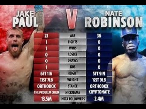 JAKE PAUL VS NATE ROBINSON FIGHT (SHORT)