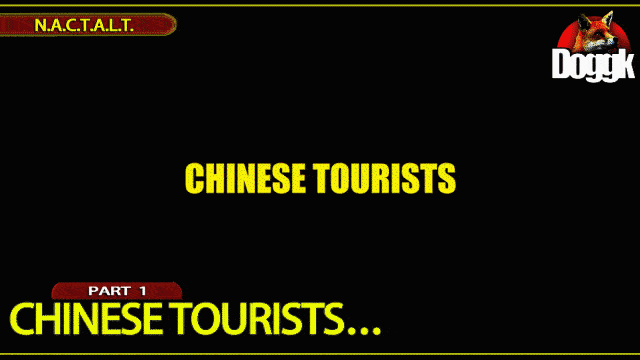 THE CHINESE TOURISTS...