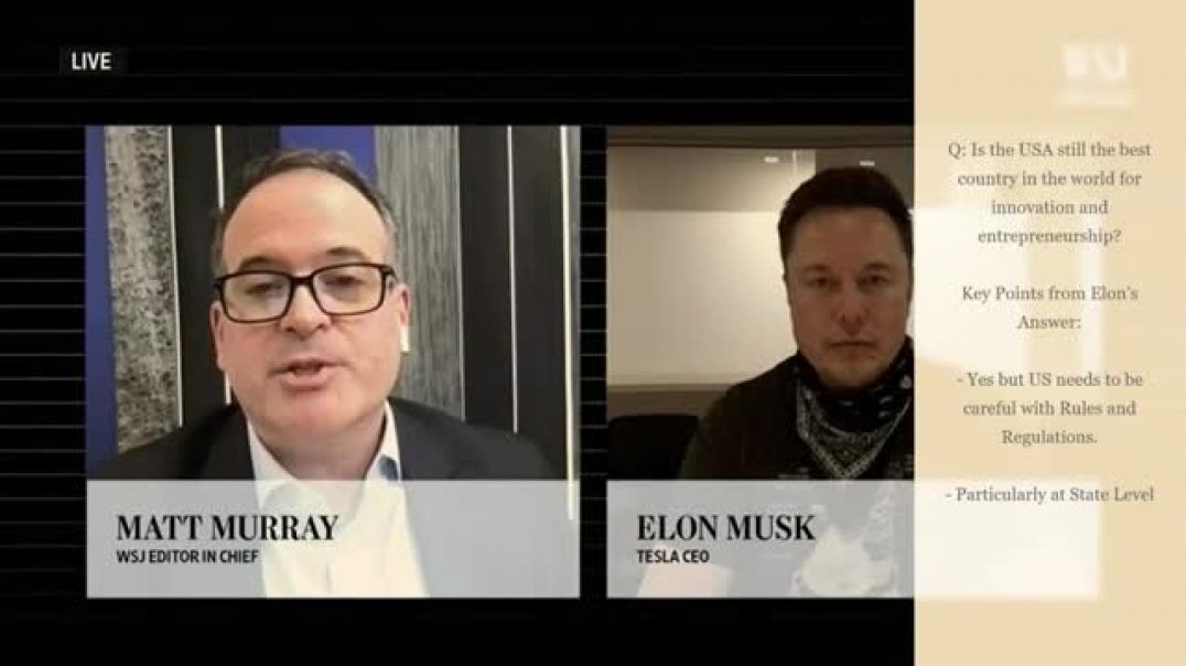 Dec 8 2O2O interview w/Elon