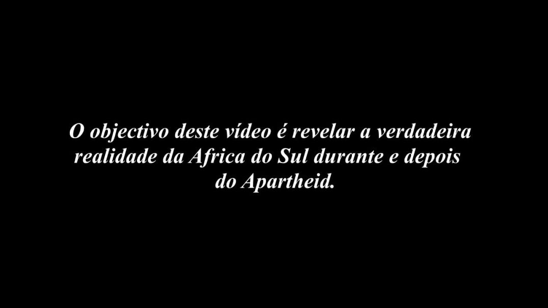 REVISIONISMO - O que não te contaram sobre o Apartheid