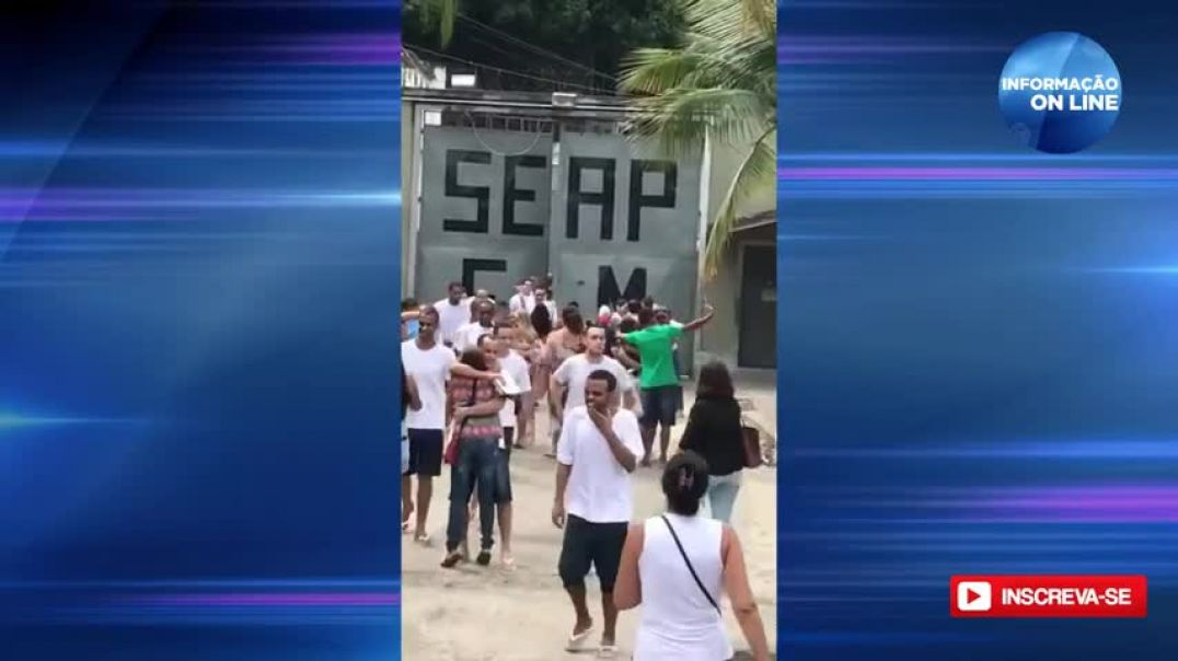 Indulto de Natal 2020 | DETENTOS SENDO SOLTOS olha a alegria das vagabundas ao ver os badidos