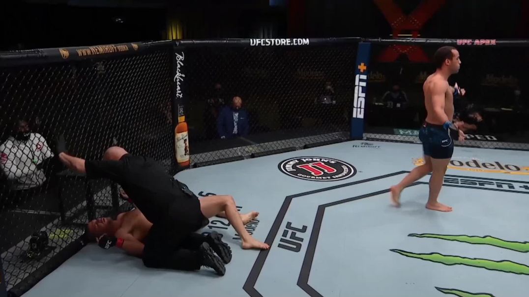 Huge Body slam knockout at UFC Vegas 16