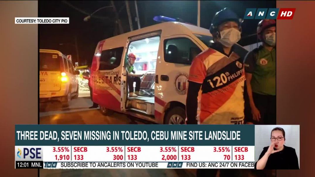 Death toll in Toledo, Cebu mine site landslide rises to 4; Six missing _ ANC