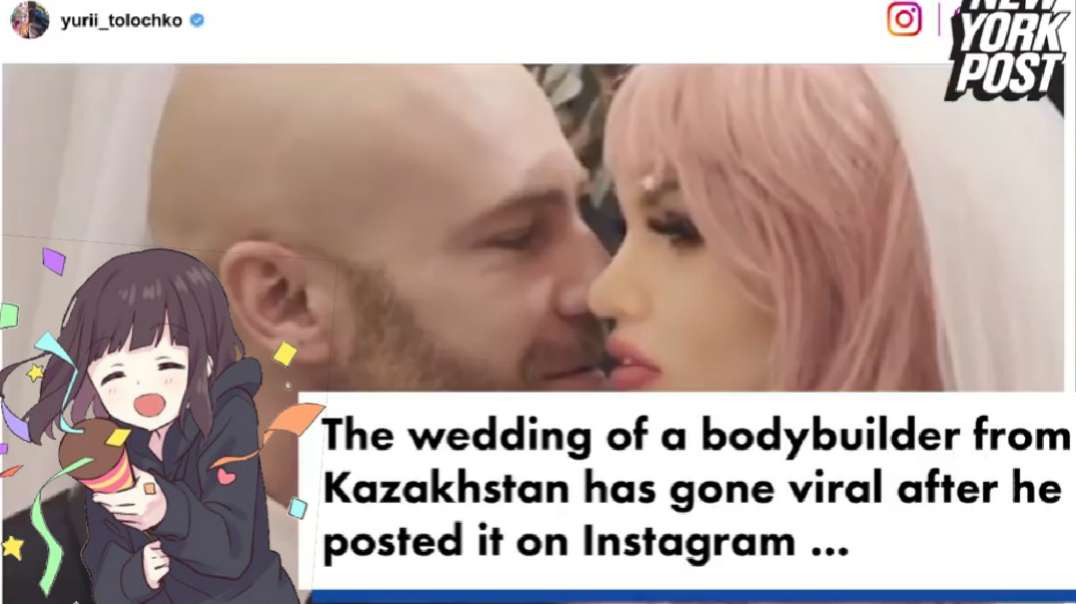 Grim Articles: Kazakhstan Bodybuilder Marries Love Doll!