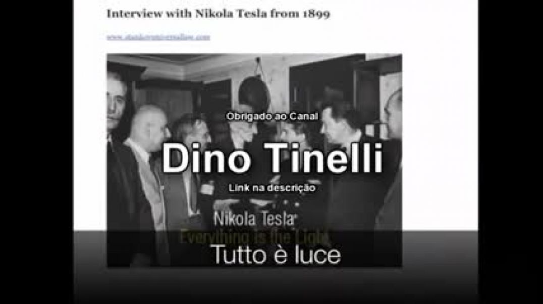 Um dos Primeiros MGTOW,s... A histórica entrevista de Nikola Tesla em 1899 finalmente em Português!