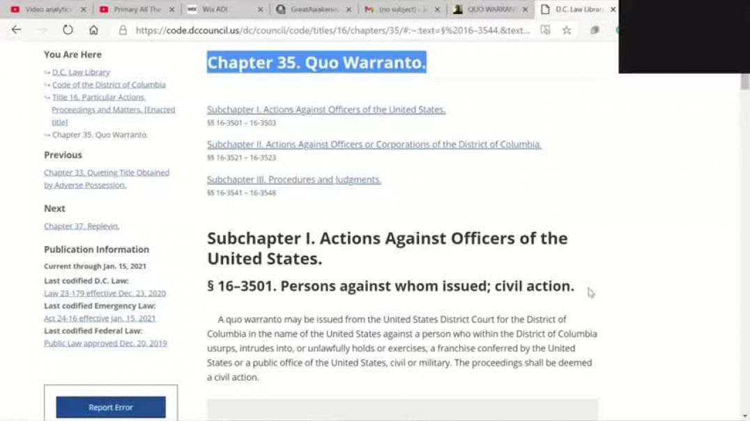 Quo Warranto - The Final Trump Move or Hopium?