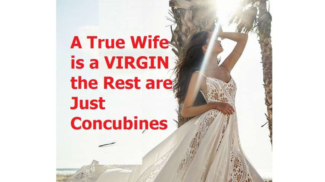 A True Wife is a VIRGIN the Rest are Just Concubines