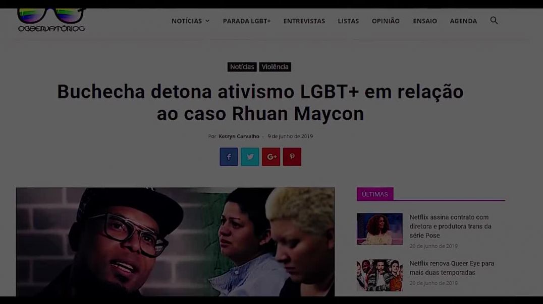 Caso Rhuan 2019 / Feminismo + Ideologia de gênero + Mídia