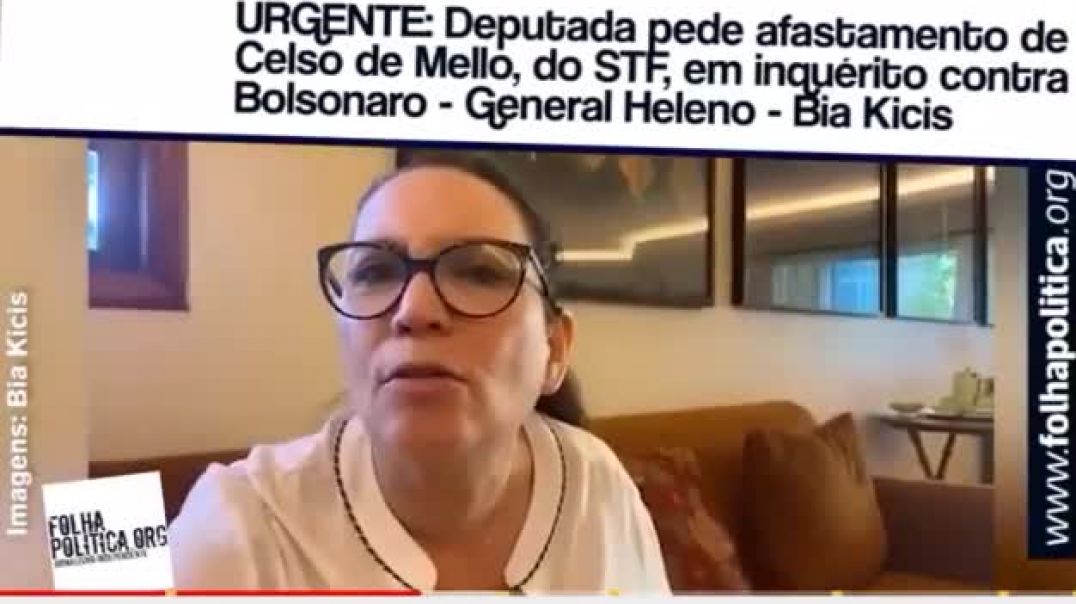 CONGRESSO EM FOCO - Na mira do STF, Bia Kicis xinga Celso de Mello... "Juiz de merda"!