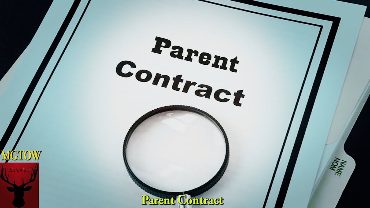 MGTOW Parent Contract