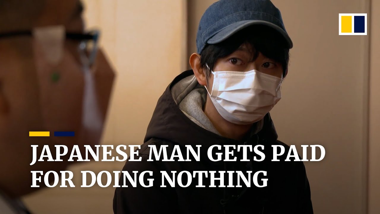 Japanese man rents himself out offering ‘nothing in particular’ Interesting mask...