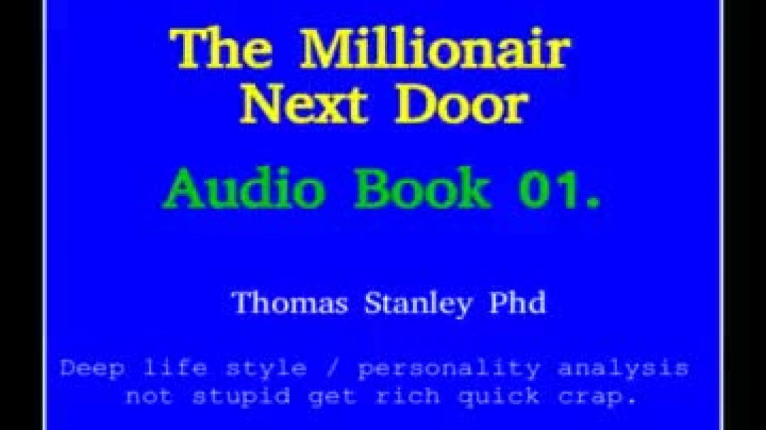 Millionaire Next Door  Audio Book 01