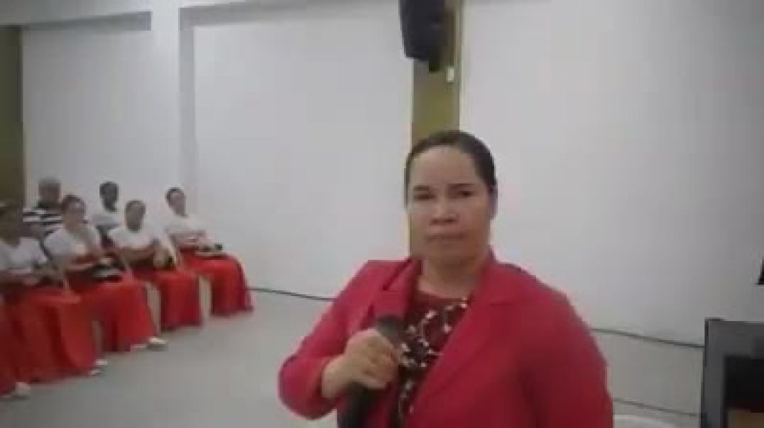 20191119 VHH-324 Pastora exortando as irmãzinha