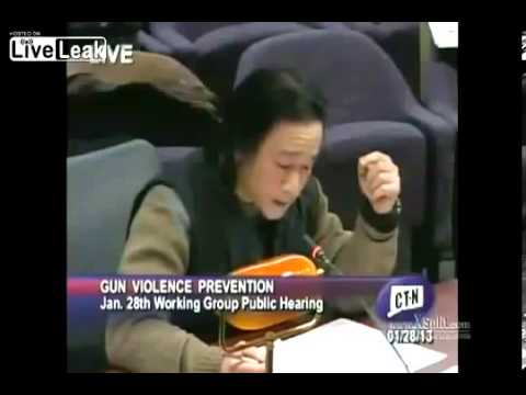 ASIAN DUDE DESTROYS GUN CONTROL DEBATE must see!!