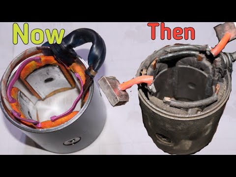 How to rewind a starter Body starter armature rewinding part 2