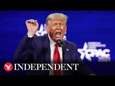 Watch again: Donald Trump speaks at CPAC 2021