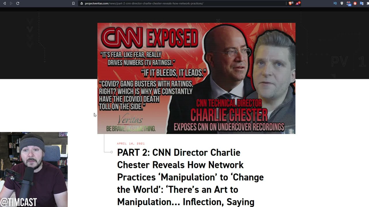 CNN Staffer EXPOSED Celebrating COVID Deaths For Ratings In New Project Veritas BOMBSHELL Report