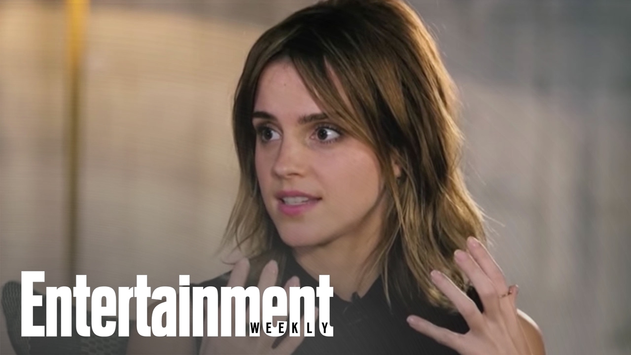 Emma Watson Explains Why Some Men Have Trouble With Feminism | Entertainment Weekly I hate this woman