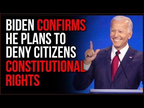 Biden Publicly DENIES Constitutional Rights, His Gun Control Plans Are INSANE