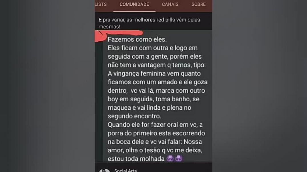 comentando alguns prints e stories.