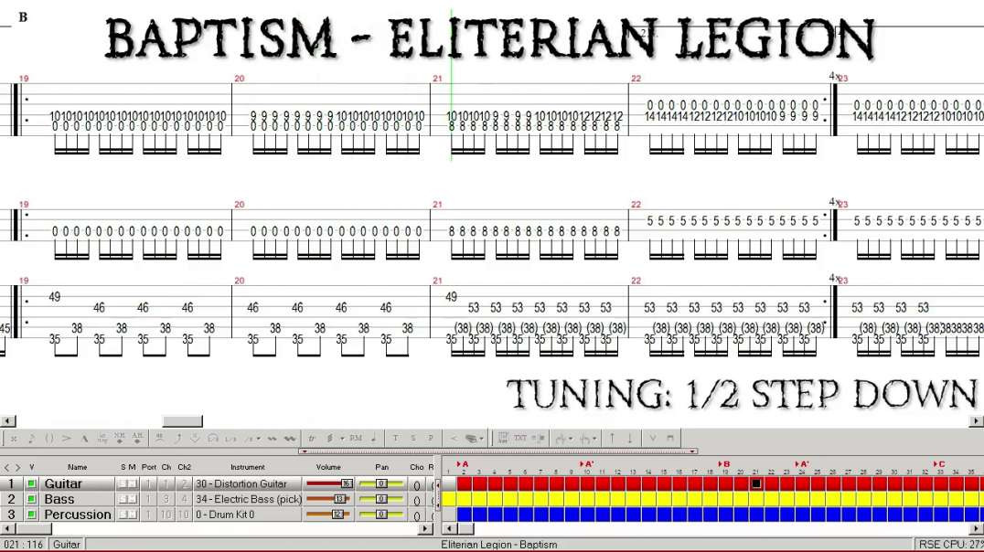Baptism - Eliterian Legion (Guitar Pro 5)