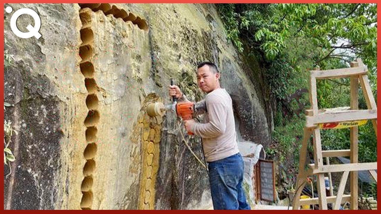 Man Digs a Hole in a Mountain and Turns it Into an Amazing House