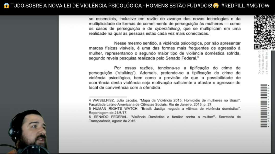 TUDO SOBRE A NOVA LEI DE VIOLÊNCIA PSICOLÓGICA - HOMENS ESTÃO FUD#DOS #REDPILL #MGTOW