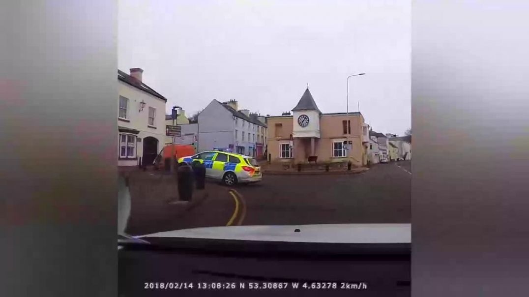 UK POLICE CAR CRASH