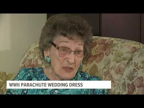 York County woman donates German parachute wedding dress to National WWII Museum