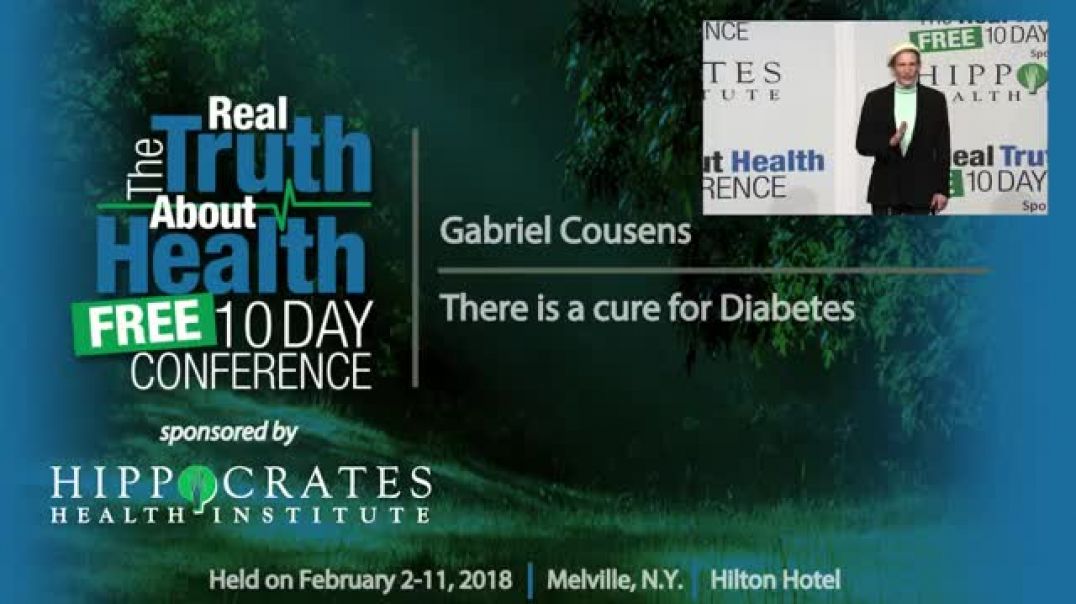 There is a cure for diabetes - Gabriel Cousens