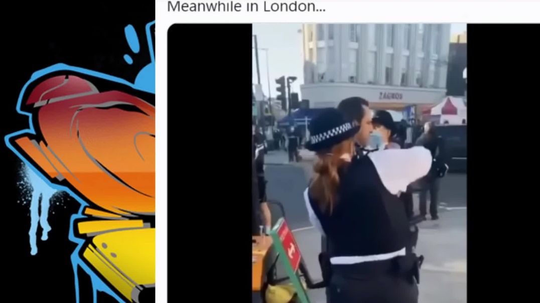 Female cop's amazing arrest in London