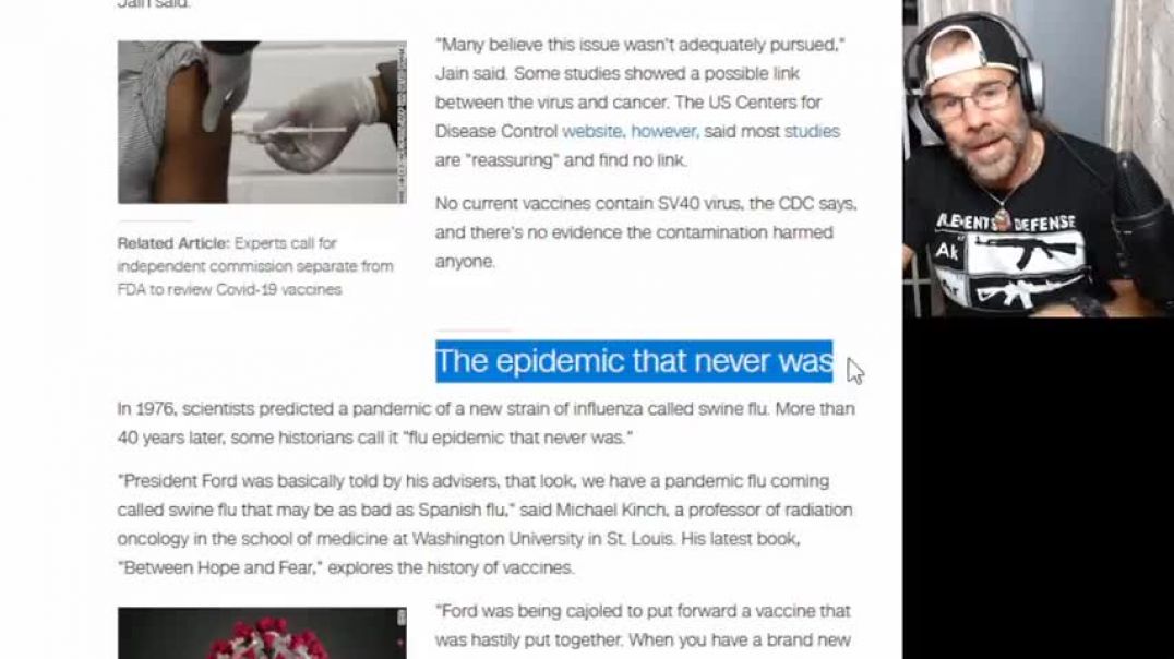 A MUST WATCH - CNN Exposes Why You Should ABSOLUTELY NOT GET VAXXED!