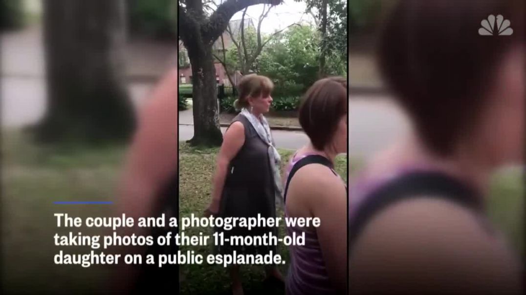 Watch- White Woman Confronts Mixed-Race Couple During Baby Photoshoot