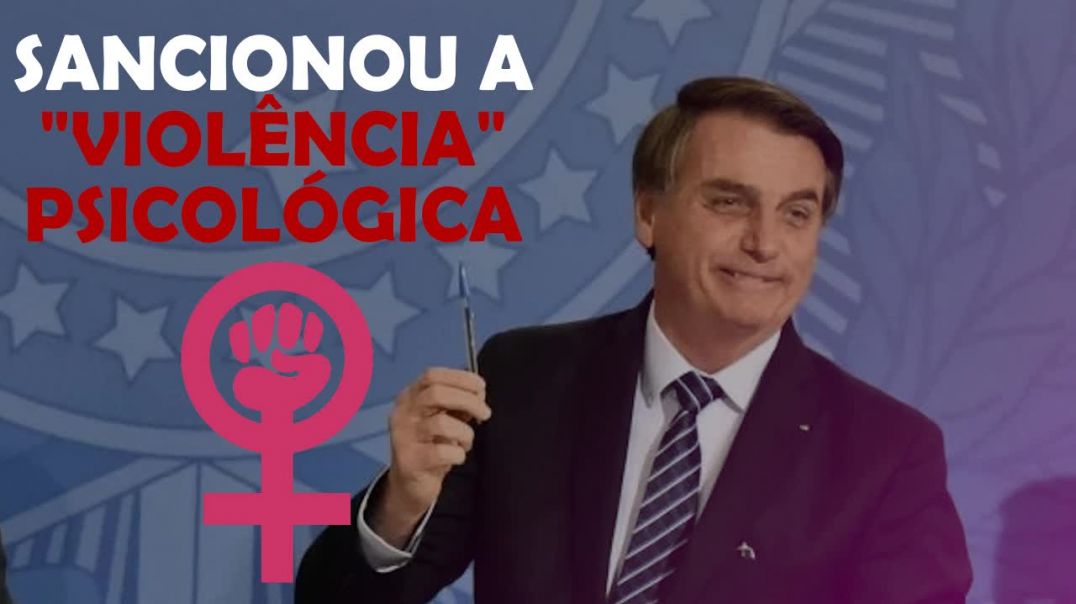 Bolsonaro APROVA lei FEMINISTA