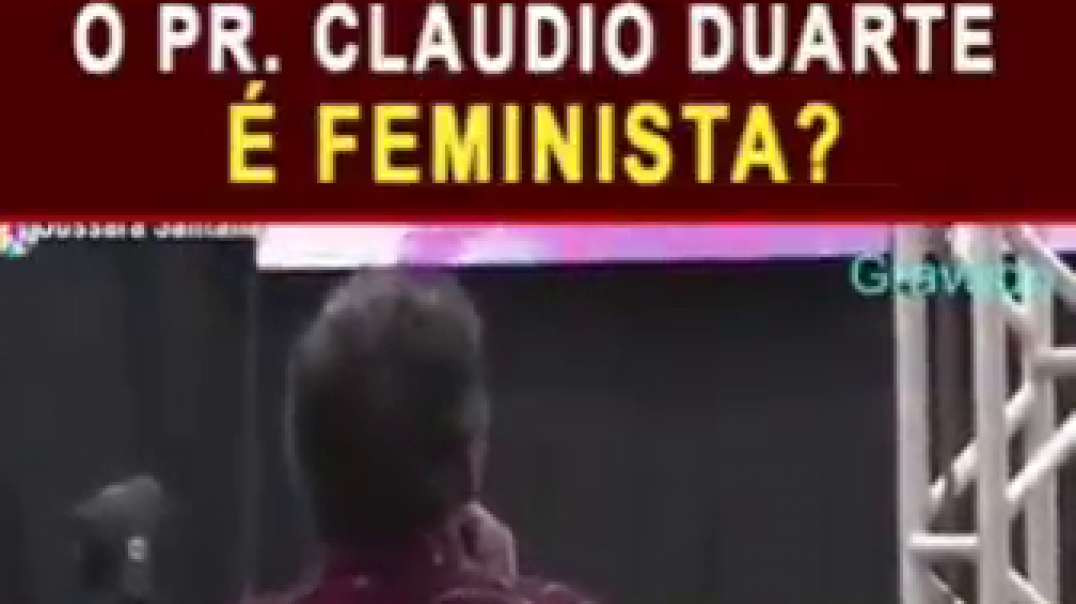 Pastor Feminista falando o que as mulheres querem ouvir