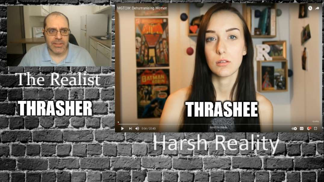 Another Dumb Feminist Attacks Men - It's Thrashing Time! Part 1