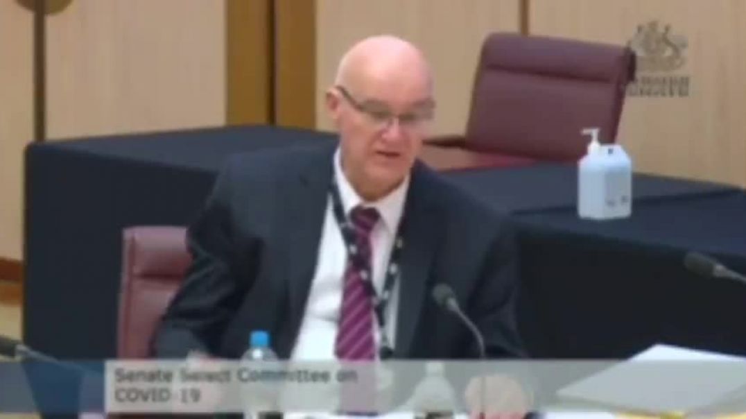 Secret video of Australian senate meeting coverup with head of TGA Brendan Murphy