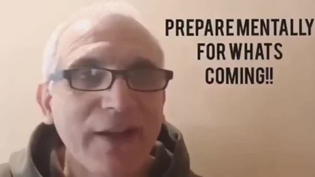 Prepare mentally for whats coming! Heed the warning!