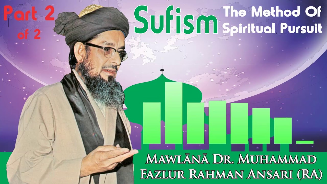 Sufism The Method Of Spiritual Pursuit Part 2 Dr Fazlur Rahman Ansari