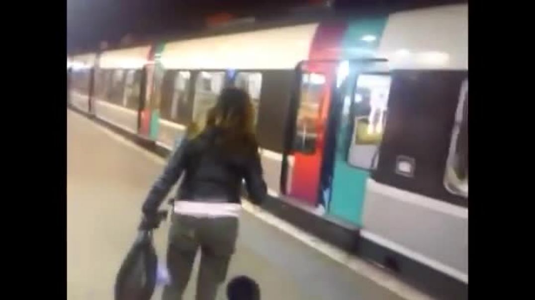 Selfish Woman Delaying Train Gets  Kicked Off  (France)