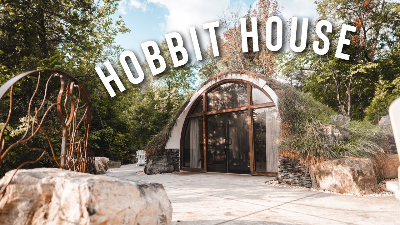 HOBBIT HOUSE AIRBNB TOUR! | Dome Home With A Waterfall!