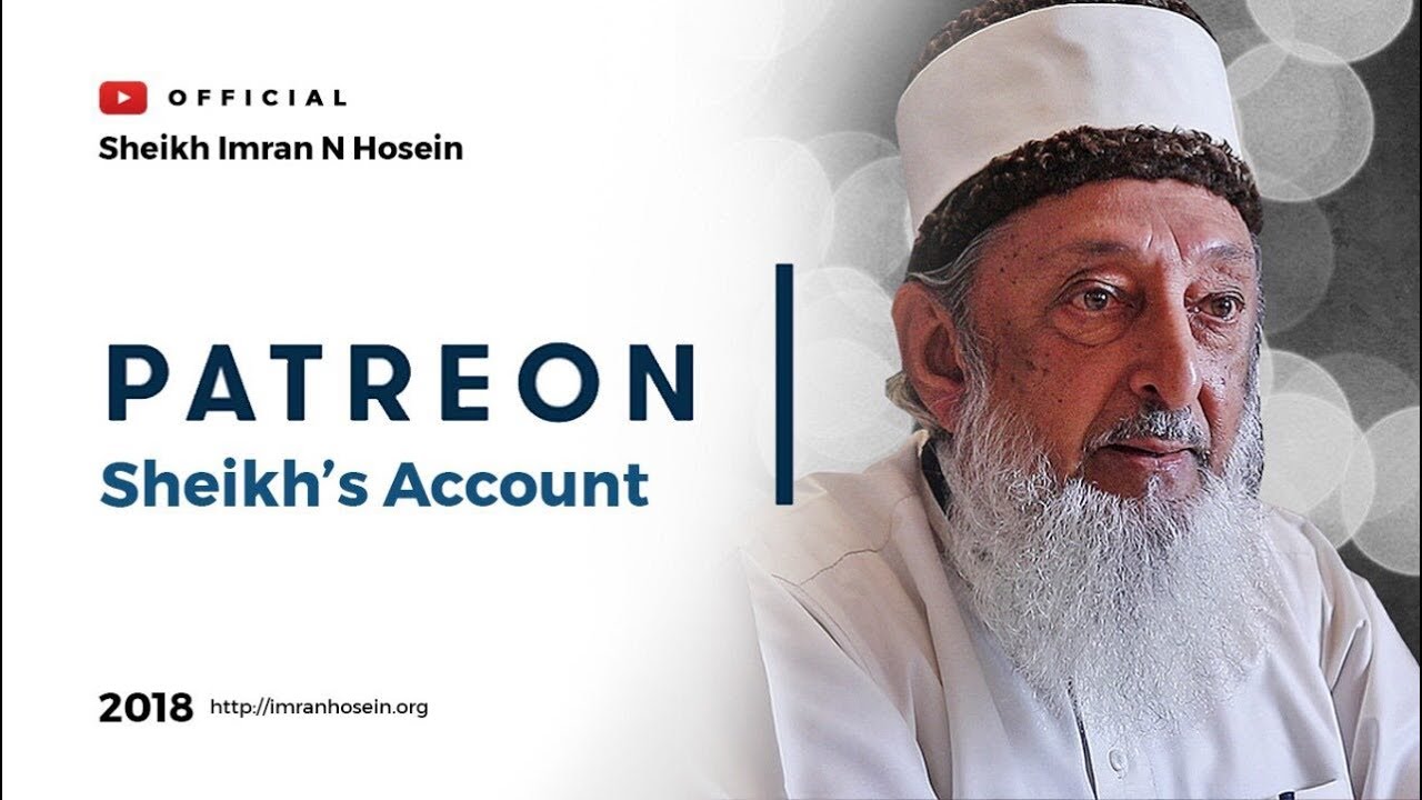 Sheikh Imran N Hosein Patreon Account