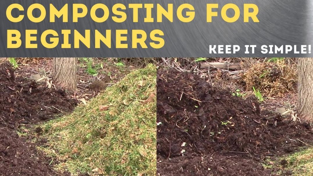 How to make Compost - The Simplest Easy Method To Compost Piles!