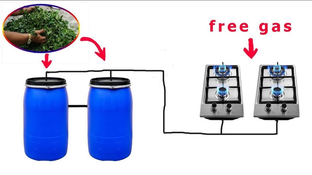 how to make free gas from leaves