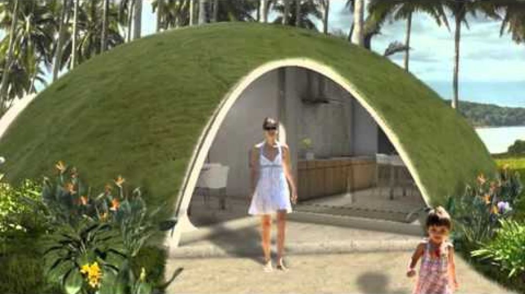 Colorful Binishell Dome Homes Made from Inflatable Concrete Cost Just $3,500