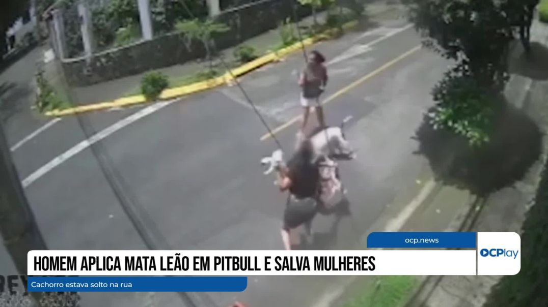 MACHO ESCROTO ( ESTUPRADOR EM POTENCIAL ) ARRISCA A VIDA PARA SALVAR MULHERES DE ATAQUE DE PITBULL ! (JAMAIS FAÇA ISSO !