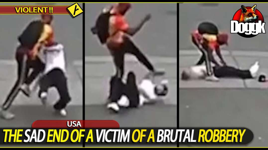 THE SAD END OF A VICTIM OF A BRUTAL ROBBERY.. (USA)